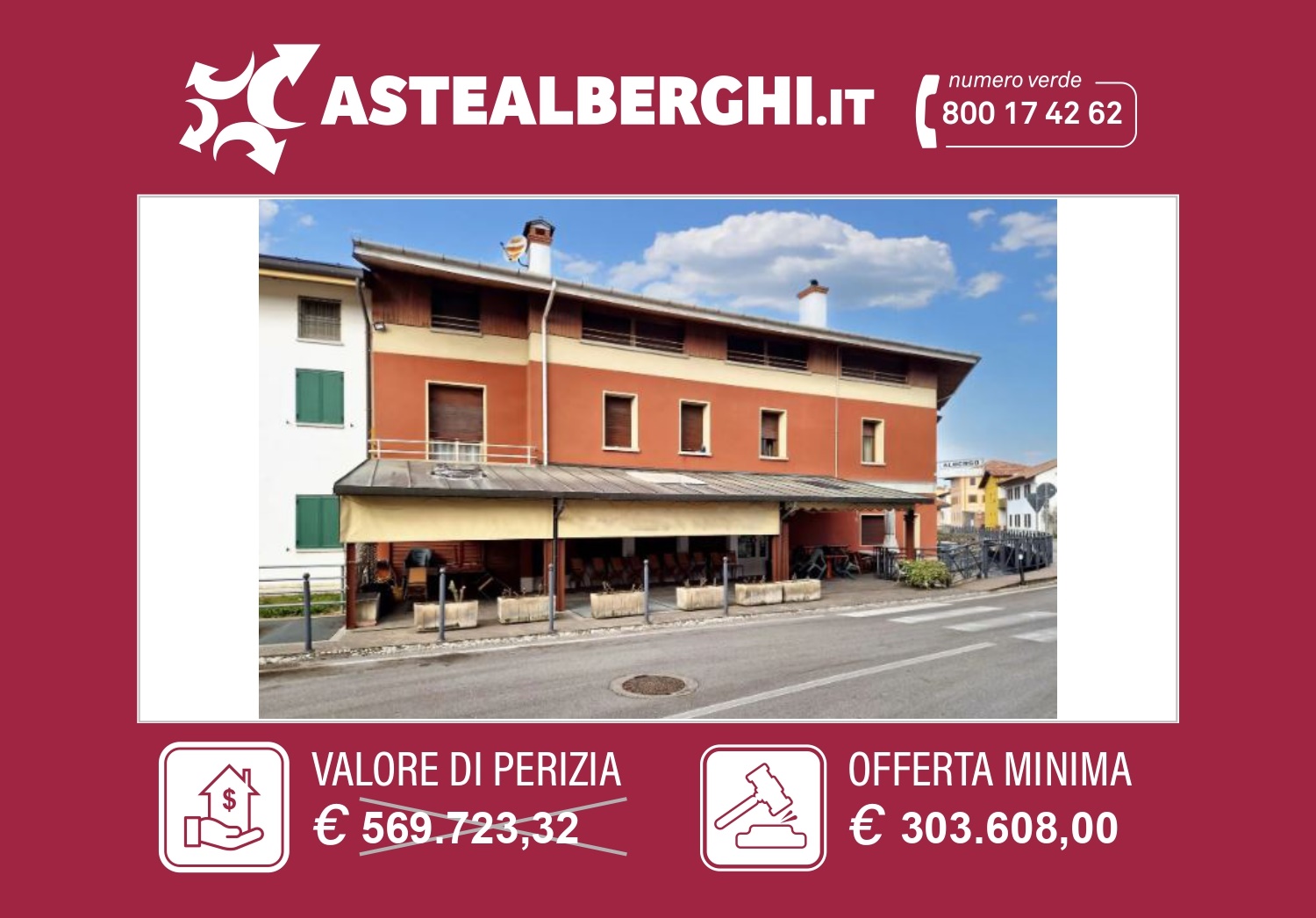 Albergo in vendita a Reana del Rojale, 19 locali, prezzo € 303.608 | PortaleAgenzieImmobiliari.it