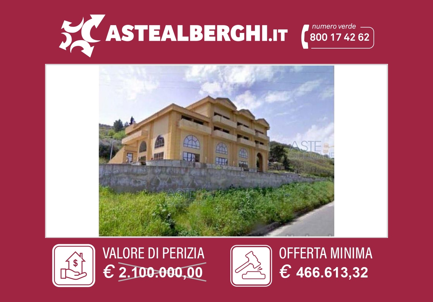 Albergo in vendita a Casteltermini, 25 locali, prezzo € 466.616 | PortaleAgenzieImmobiliari.it