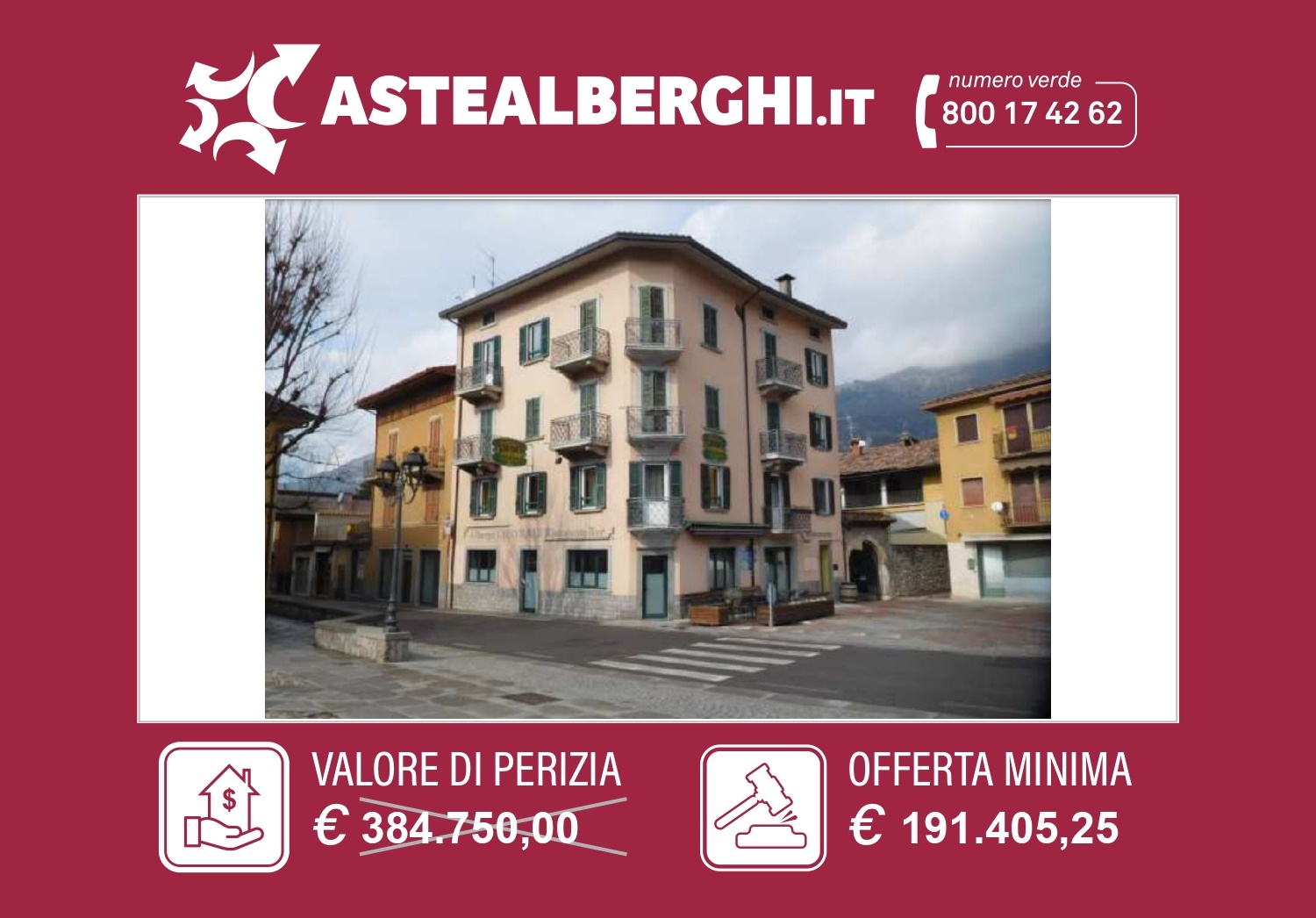 Albergo in vendita a Fino del Monte, 15 locali, prezzo € 191.405 | PortaleAgenzieImmobiliari.it