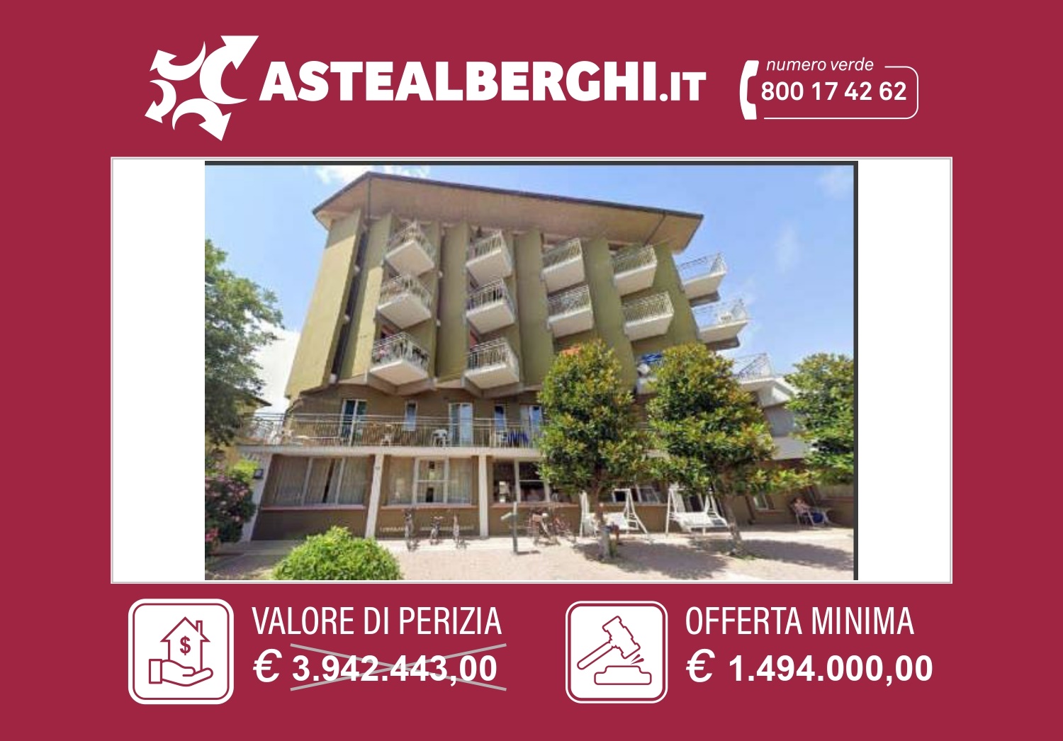 Albergo in vendita a San Mauro Pascoli, 48 locali, prezzo € 1.494.000 | PortaleAgenzieImmobiliari.it