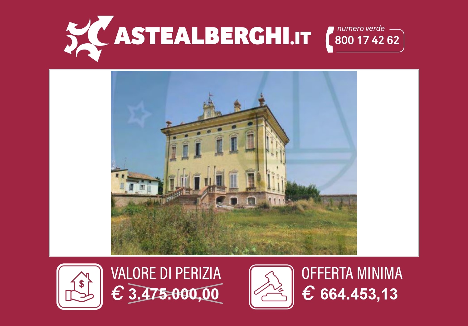 Albergo in vendita a Busseto, 13 locali, prezzo € 664.453 | PortaleAgenzieImmobiliari.it