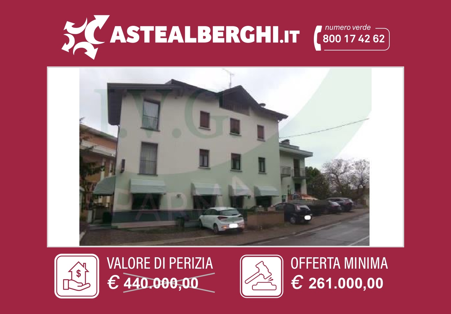 Albergo in vendita a Salsomaggiore Terme, 22 locali, prezzo € 261.000 | PortaleAgenzieImmobiliari.it