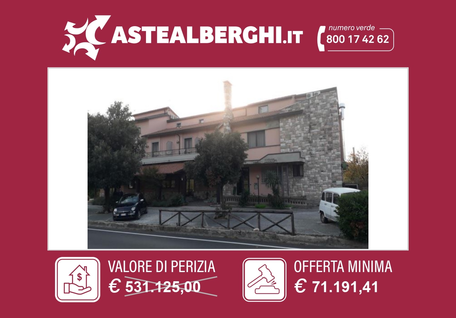 Albergo in vendita a Fossato di Vico, 18 locali, prezzo € 71.191 | PortaleAgenzieImmobiliari.it