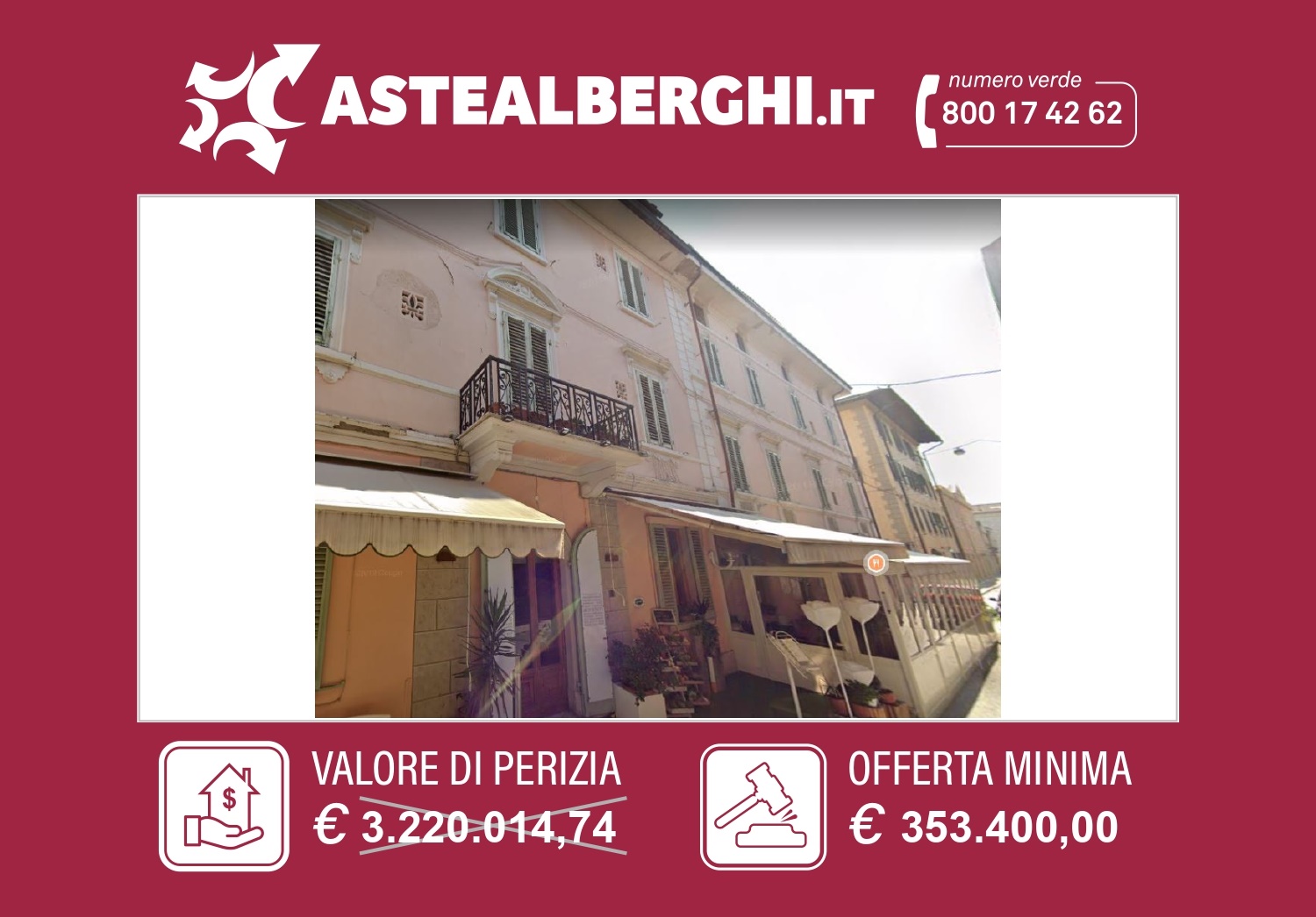 Albergo in vendita a Montecatini-Terme, 65 locali, prezzo € 353.400 | PortaleAgenzieImmobiliari.it