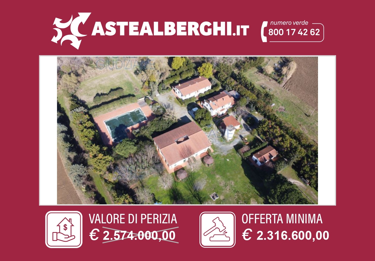 Albergo in vendita a Montescudaio, 28 locali, prezzo € 2.316.600 | PortaleAgenzieImmobiliari.it