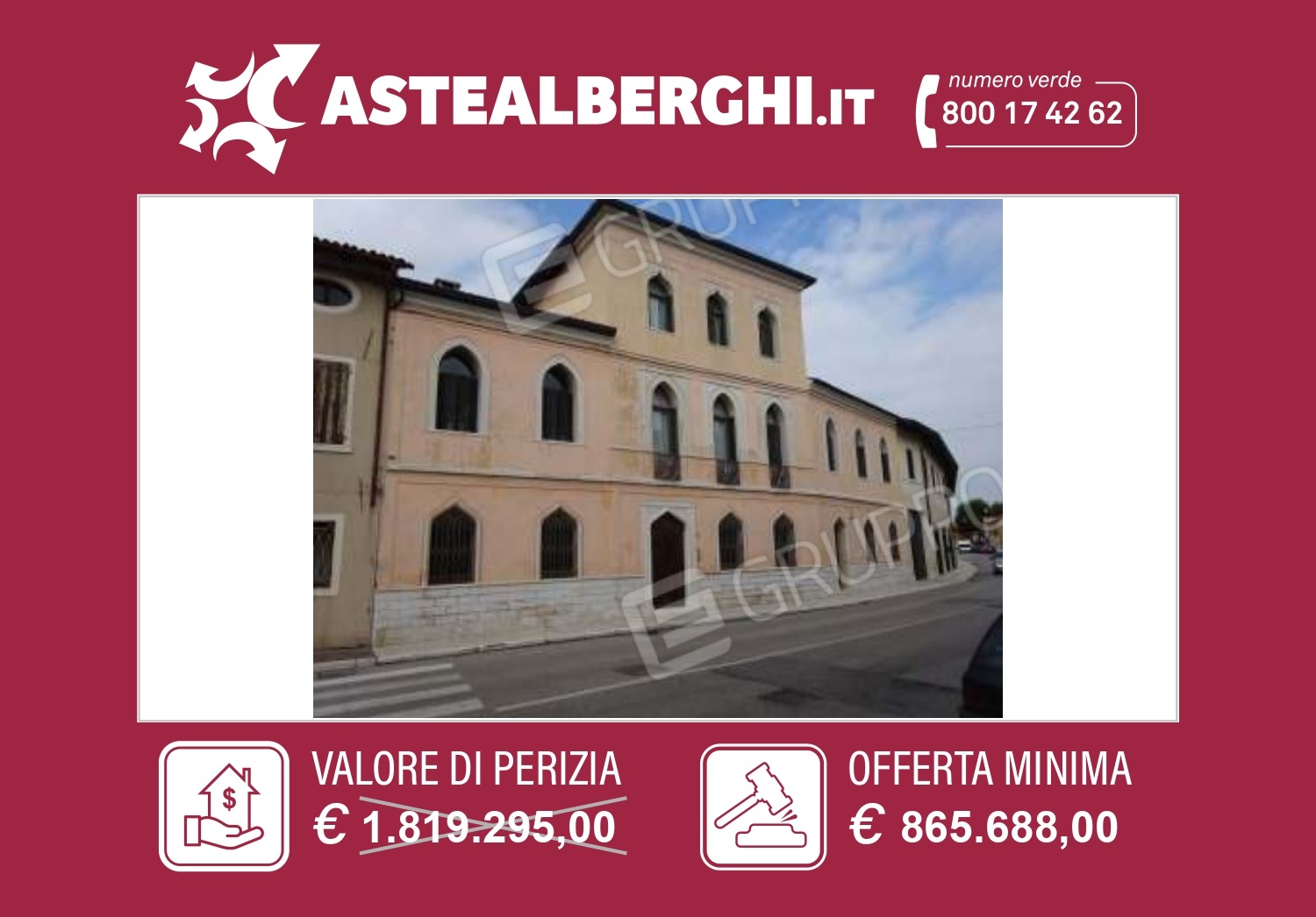 Albergo in vendita a San Vito al Tagliamento, 16 locali, prezzo € 865.688 | PortaleAgenzieImmobiliari.it
