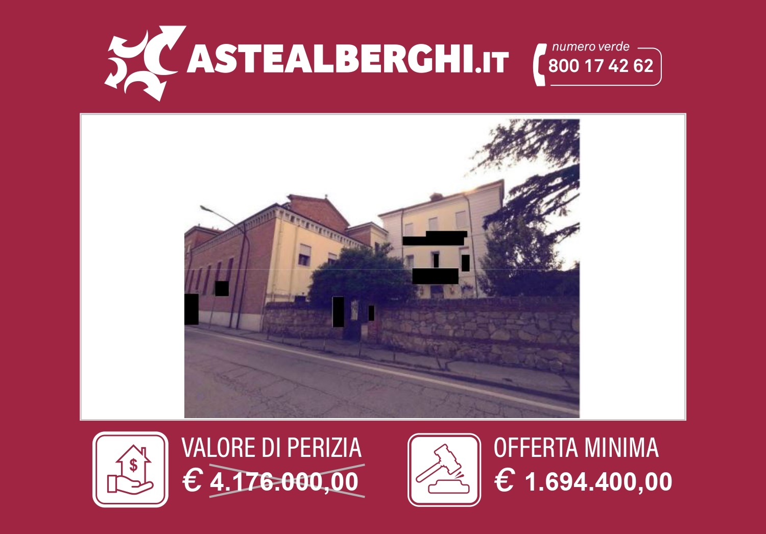 Albergo in vendita a Rovigo, 11 locali, prezzo € 1.694.400 | PortaleAgenzieImmobiliari.it