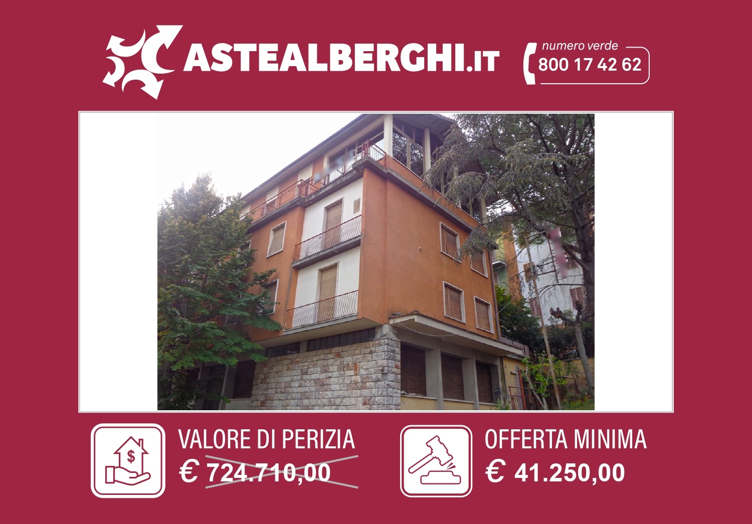 Albergo in vendita a Chianciano Terme, 41 locali, prezzo € 41.250 | PortaleAgenzieImmobiliari.it