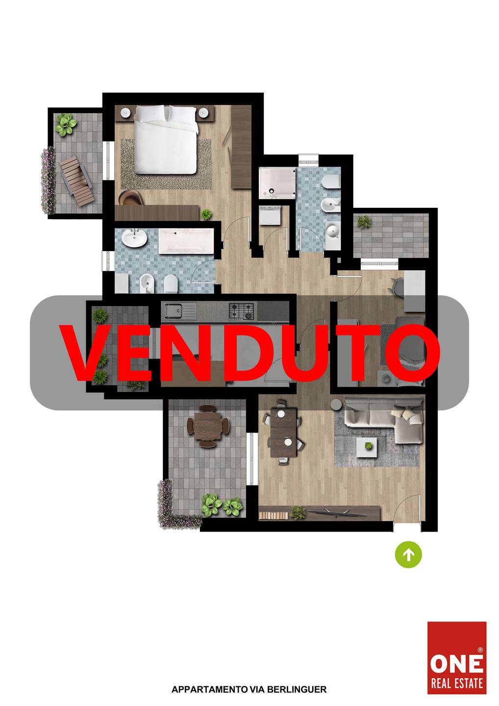 Appartamento in vendita a Carnate, 3 locali, prezzo € 159.000 | PortaleAgenzieImmobiliari.it