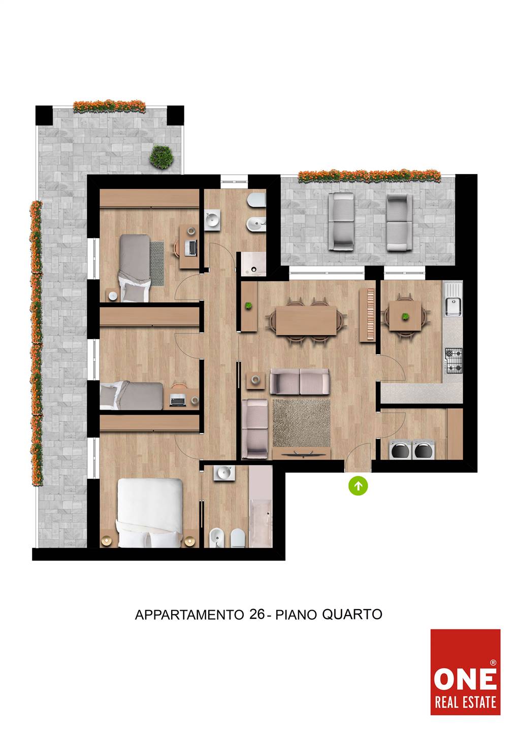 Appartamento in vendita a Monza, 4 locali, zona Località: AMATI, prezzo € 612.000 | PortaleAgenzieImmobiliari.it
