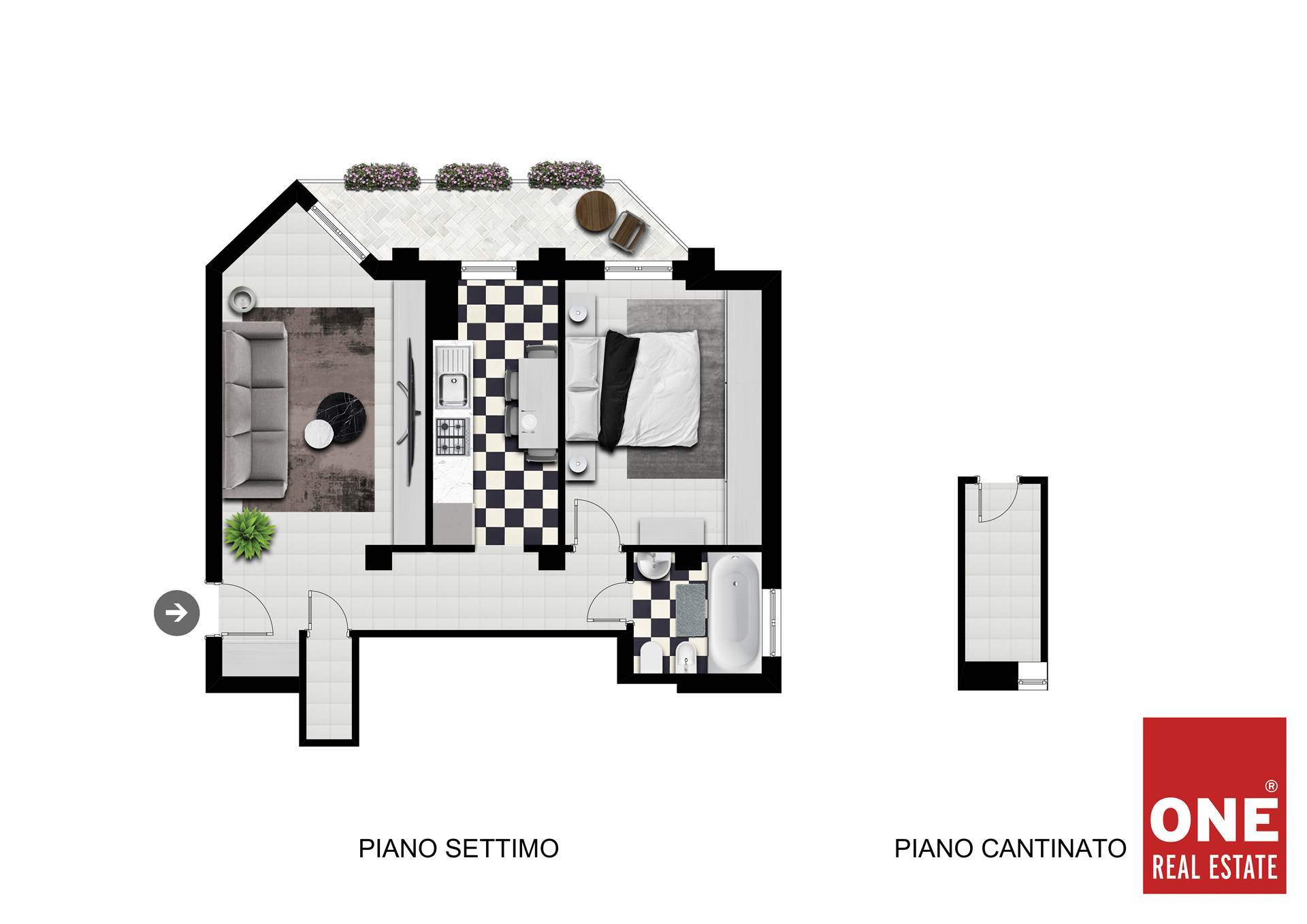 Appartamento in vendita a Cinisello Balsamo, 2 locali, zona aria, prezzo € 149.000 | PortaleAgenzieImmobiliari.it