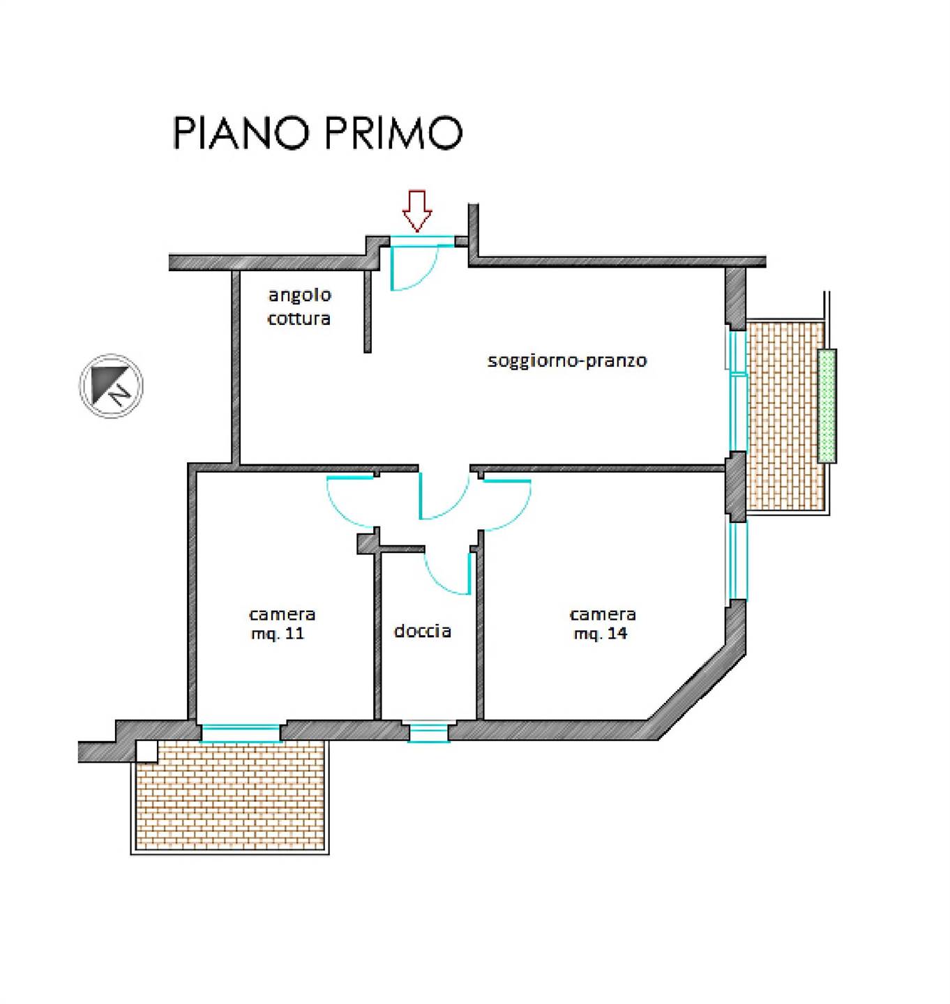 Appartamento in vendita a Chianciano Terme, 3 locali, prezzo € 99.950 | PortaleAgenzieImmobiliari.it