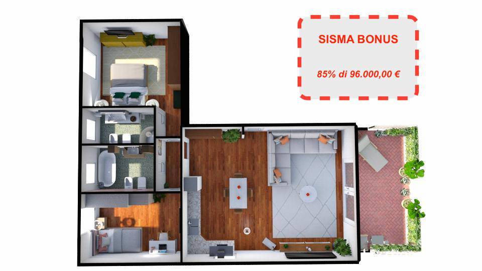 Appartamento in vendita a Pisa, 4 locali, zona a a Lucca, prezzo € 520.000 | PortaleAgenzieImmobiliari.it