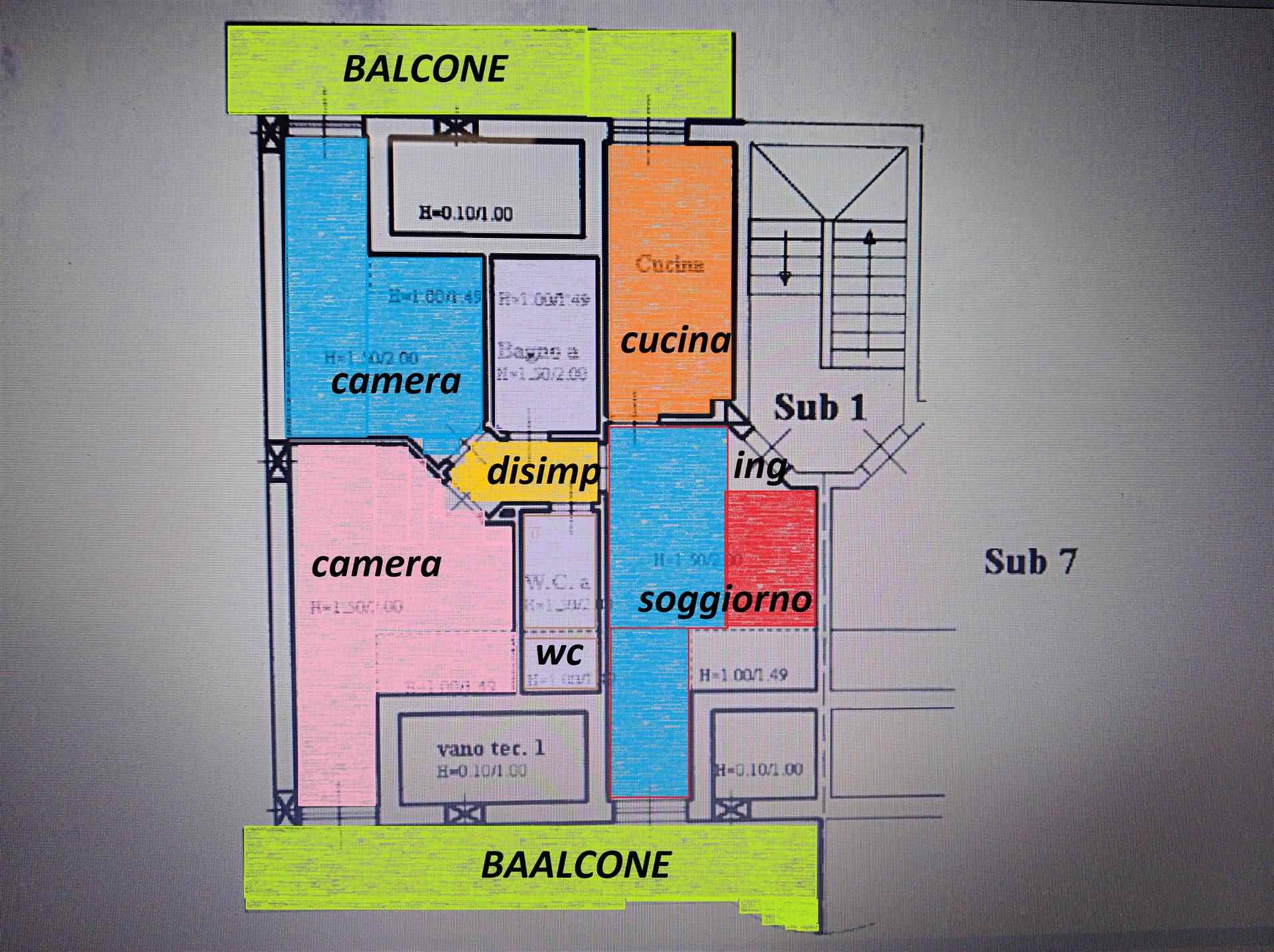 Appartamento in vendita a Baronissi, 3 locali, zona saragnano, prezzo € 75.000 | PortaleAgenzieImmobiliari.it