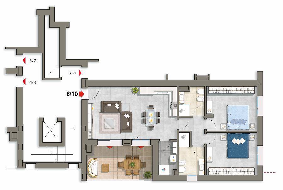 Appartamento in vendita a Sala Bolognese, 3 locali, zona ria Nuova, prezzo € 290.000 | PortaleAgenzieImmobiliari.it