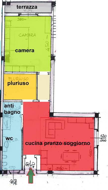 Appartamento in vendita a Borgo San Lorenzo, 2 locali, prezzo € 120.000 | CambioCasa.it