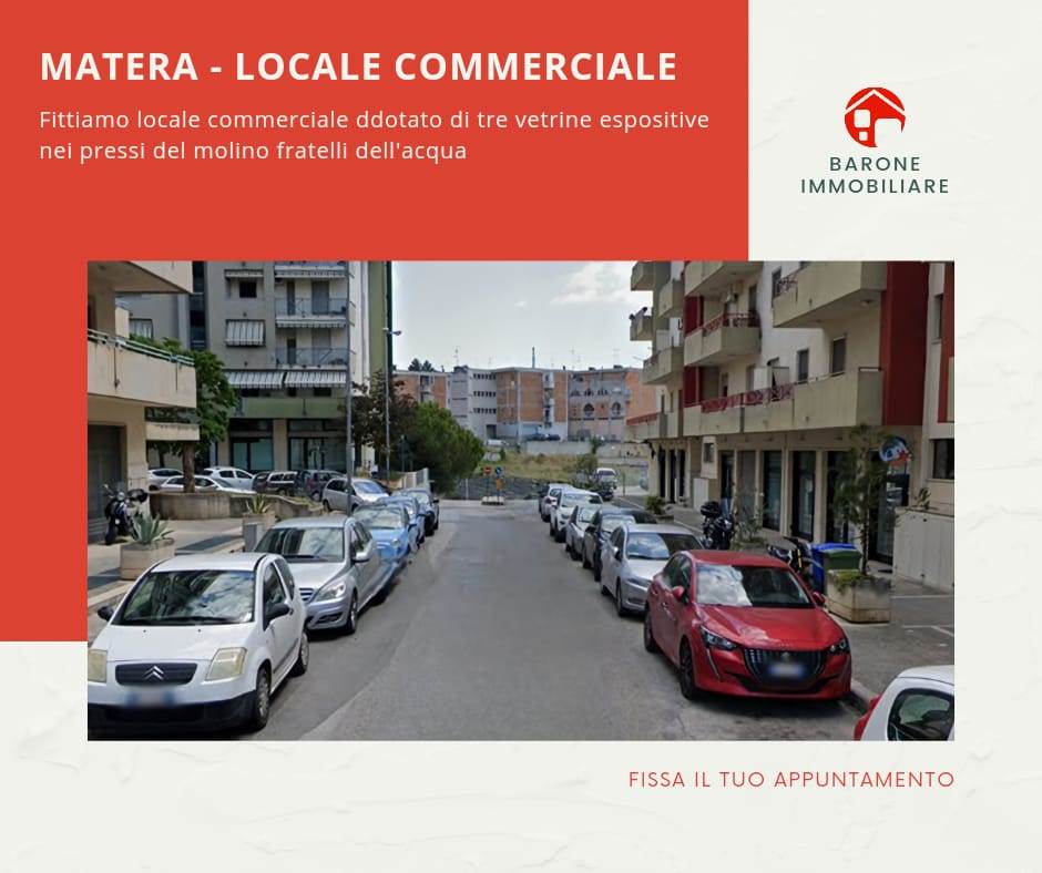 Immobile Commerciale in affitto a Matera, 1 locali, zona centro Nord, prezzo € 1.100 | PortaleAgenzieImmobiliari.it