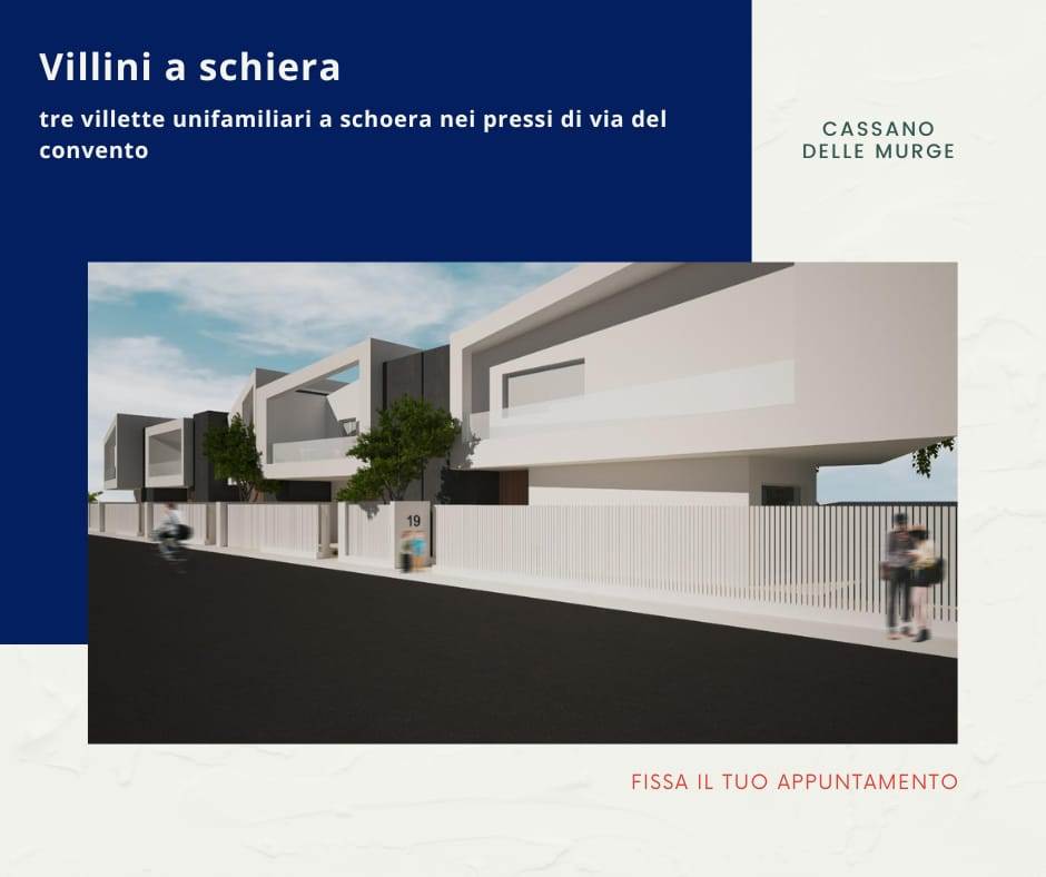 Villa a Schiera in vendita a Cassano delle Murge, 4 locali, prezzo € 280.000 | PortaleAgenzieImmobiliari.it