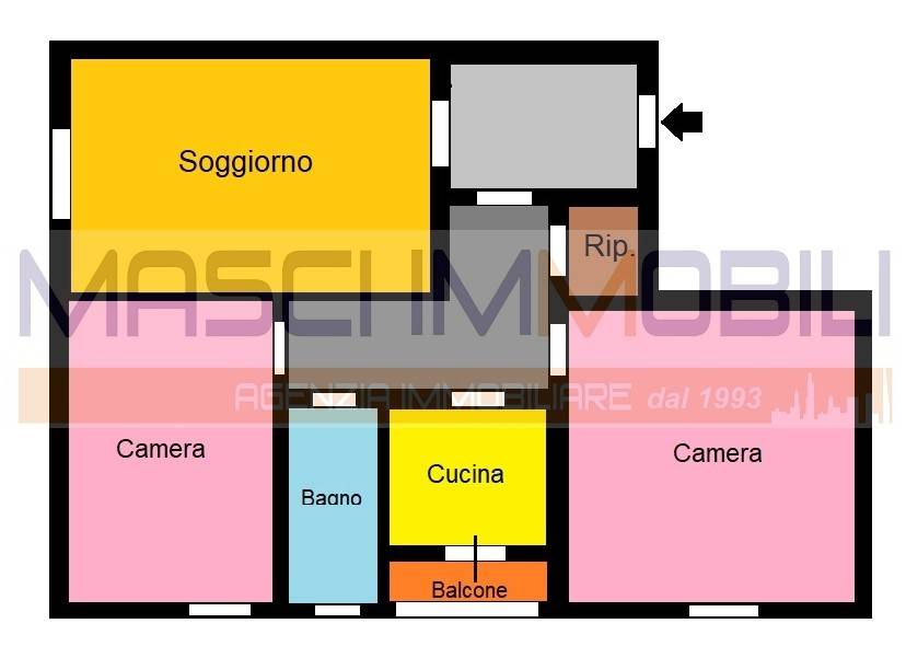 Appartamento in vendita a Roma, 3 locali, zona Zona: 12 . Cinecittà,Don Bosco, Lucrezia Romana, prezzo € 269.000 | CambioCasa.it
