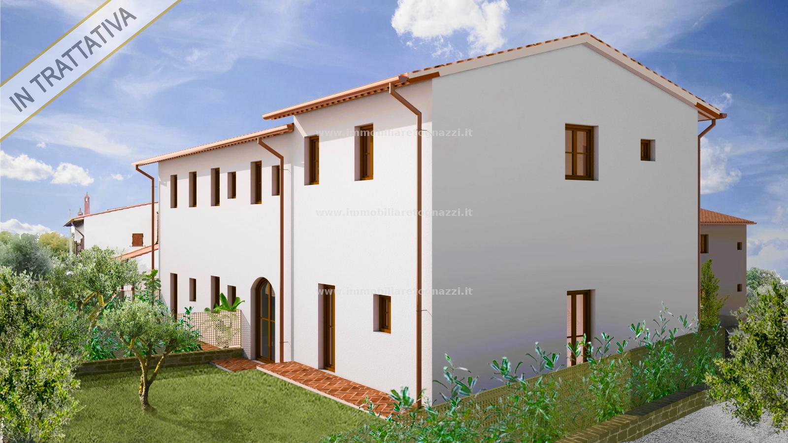 Villa a Schiera in vendita a Gambassi Terme, 3 locali, prezzo € 250.000 | PortaleAgenzieImmobiliari.it