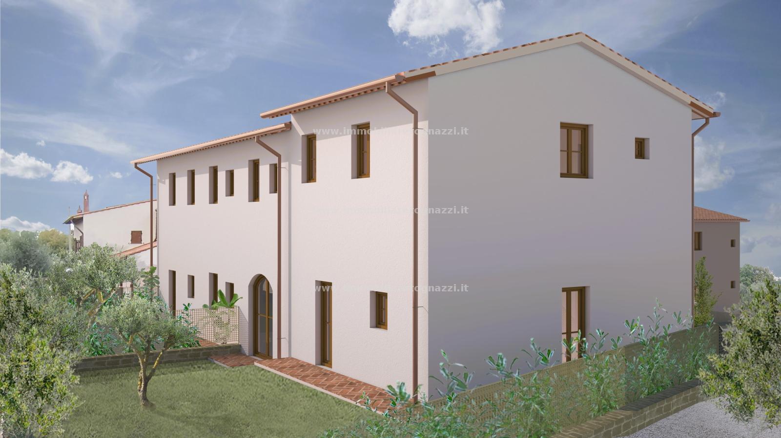 Villa a Schiera in vendita a Gambassi Terme, 5 locali, prezzo € 240.000 | PortaleAgenzieImmobiliari.it