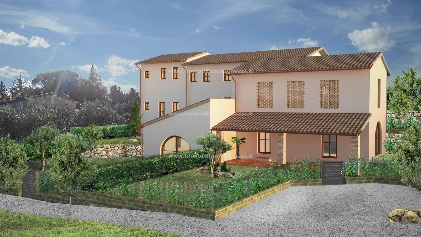 Villa a Schiera in vendita a Gambassi Terme, 5 locali, prezzo € 290.000 | PortaleAgenzieImmobiliari.it