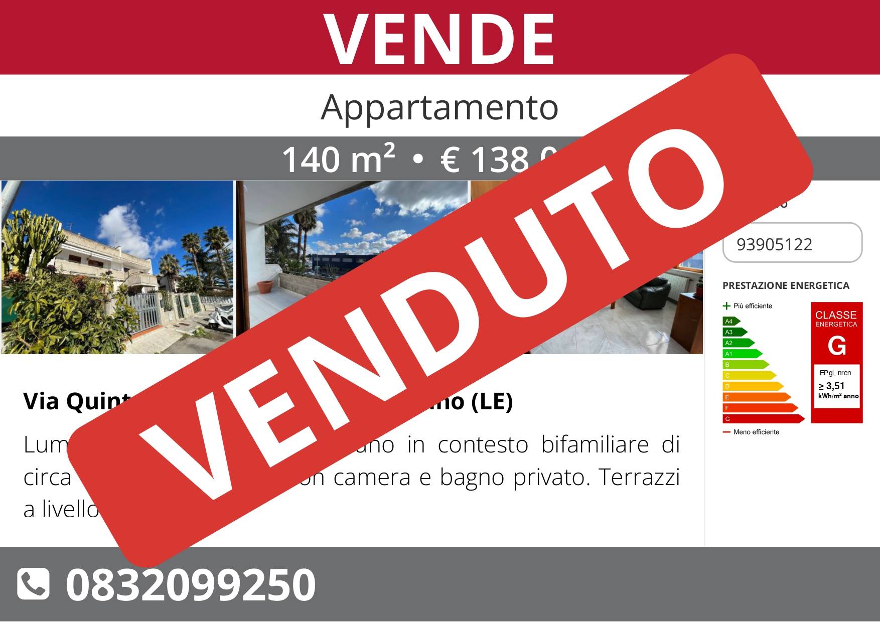Appartamento in vendita a Cavallino, 4 locali, zona romediano, prezzo € 138.000 | PortaleAgenzieImmobiliari.it