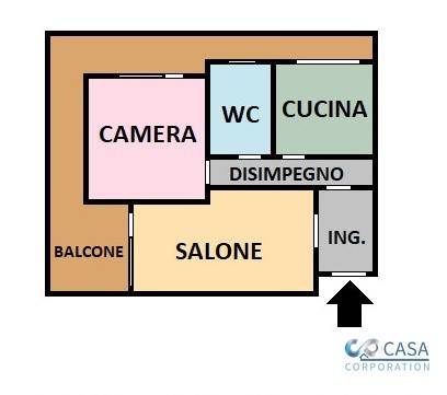 Appartamento in vendita a Roma, 2 locali, zona Località: Alessandrino, prezzo € 209.000 | PortaleAgenzieImmobiliari.it
