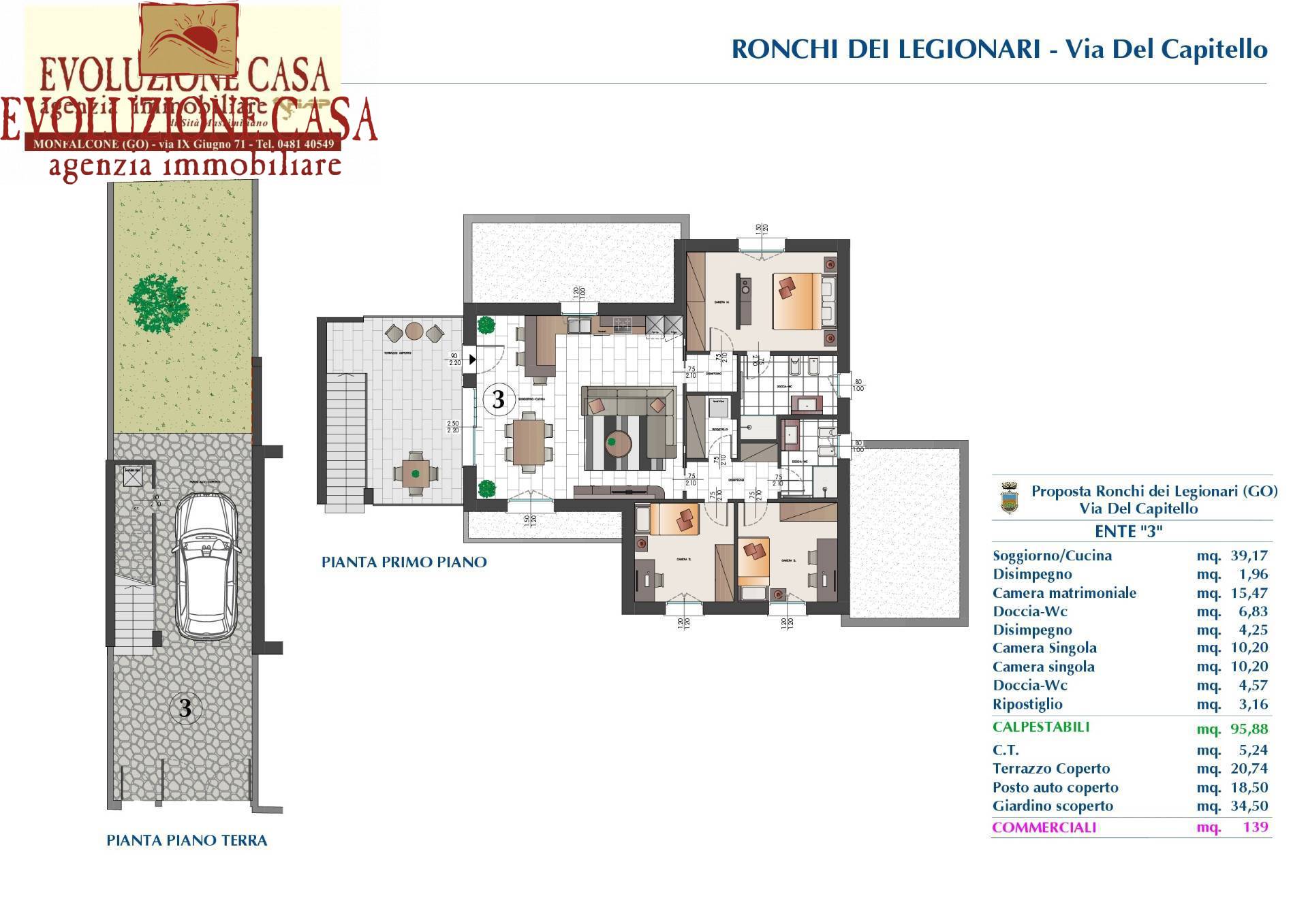 Appartamento in vendita a Ronchi dei Legionari, 6 locali, zona egliano, prezzo € 275.000 | PortaleAgenzieImmobiliari.it