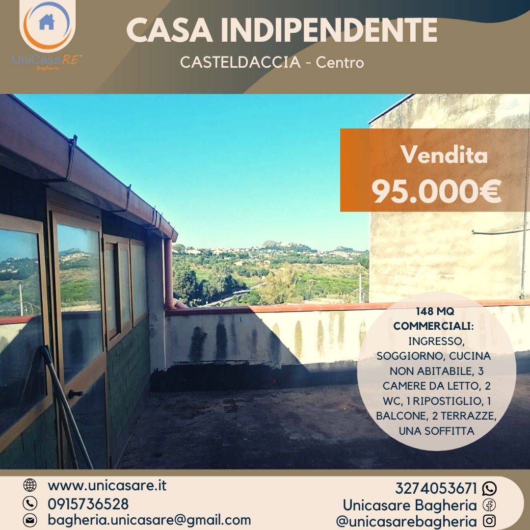 Appartamento in vendita a Casteldaccia, 6 locali, prezzo € 95.000 | PortaleAgenzieImmobiliari.it