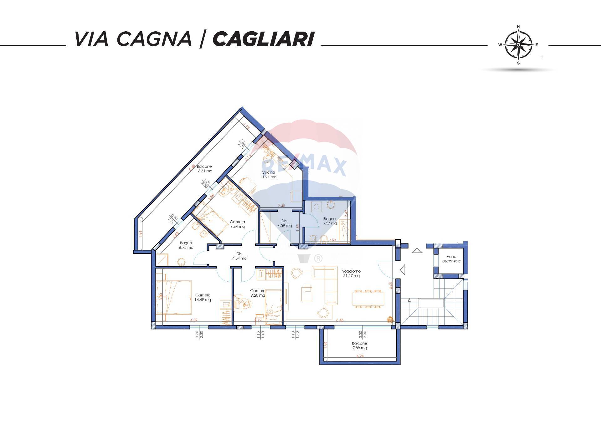 Appartamento in vendita a Cagliari, 4 locali, zona Località: Amsicora, prezzo € 450.000 | PortaleAgenzieImmobiliari.it
