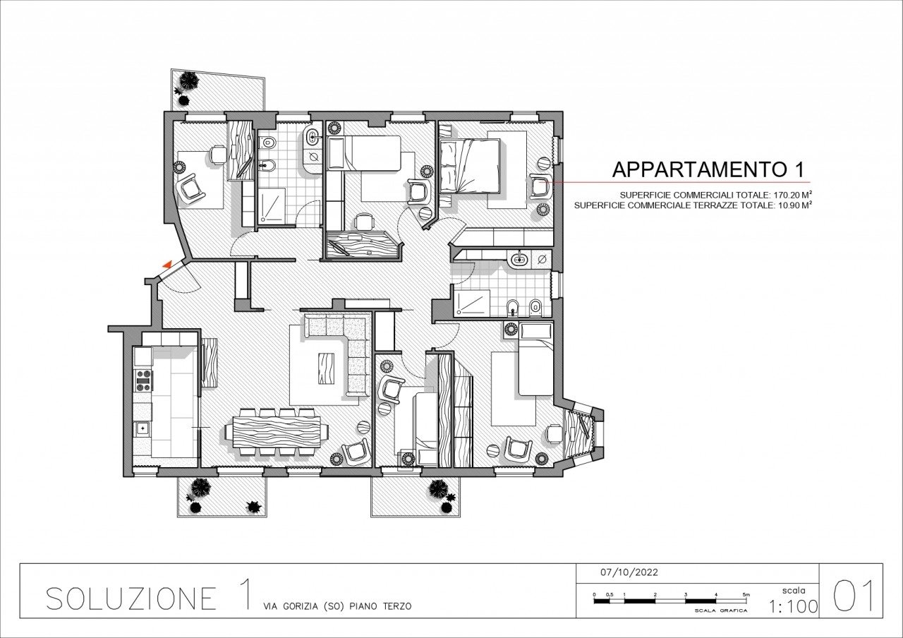Appartamento in vendita a Sondrio, 5 locali, prezzo € 169.000 | PortaleAgenzieImmobiliari.it