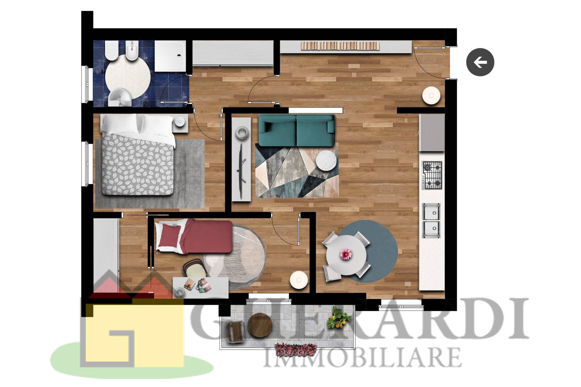 Appartamento in vendita a Ferrara, 3 locali, zona Località: FuoriMuraZonaSud, prezzo € 119.000 | PortaleAgenzieImmobiliari.it