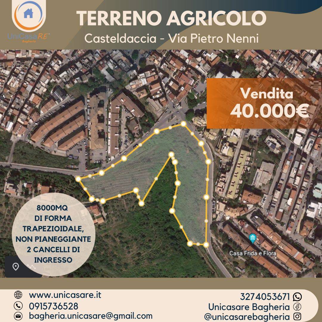 Terreno Agricolo in vendita a Casteldaccia, 9999 locali, prezzo € 40.000 | PortaleAgenzieImmobiliari.it
