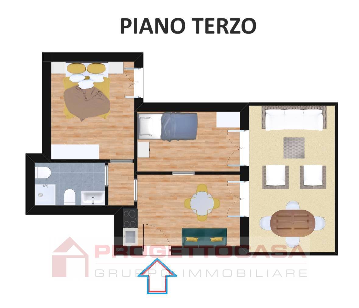 Appartamento in vendita a San Benedetto del Tronto, 3 locali, zona Località: PORTODASCOLI-MARE, prezzo € 150.000 | PortaleAgenzieImmobiliari.it