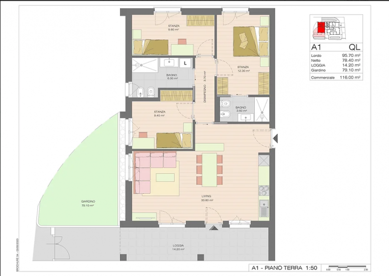 Appartamento in vendita a Bolzano, 4 locali, zona Località: Gries, prezzo € 760.000 | PortaleAgenzieImmobiliari.it