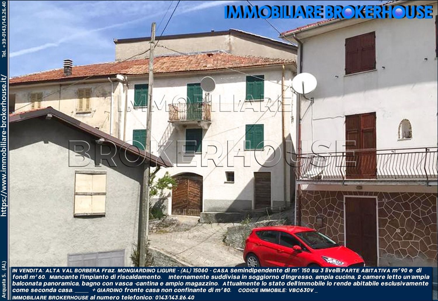 Soluzione Indipendente in vendita a Mongiardino Ligure, 3 locali, prezzo € 24.000 | CambioCasa.it