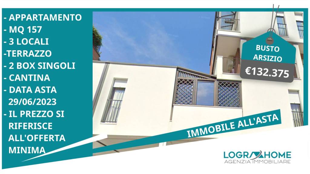 Appartamento in vendita a Busto Arsizio, 3 locali, prezzo € 132.375 | PortaleAgenzieImmobiliari.it