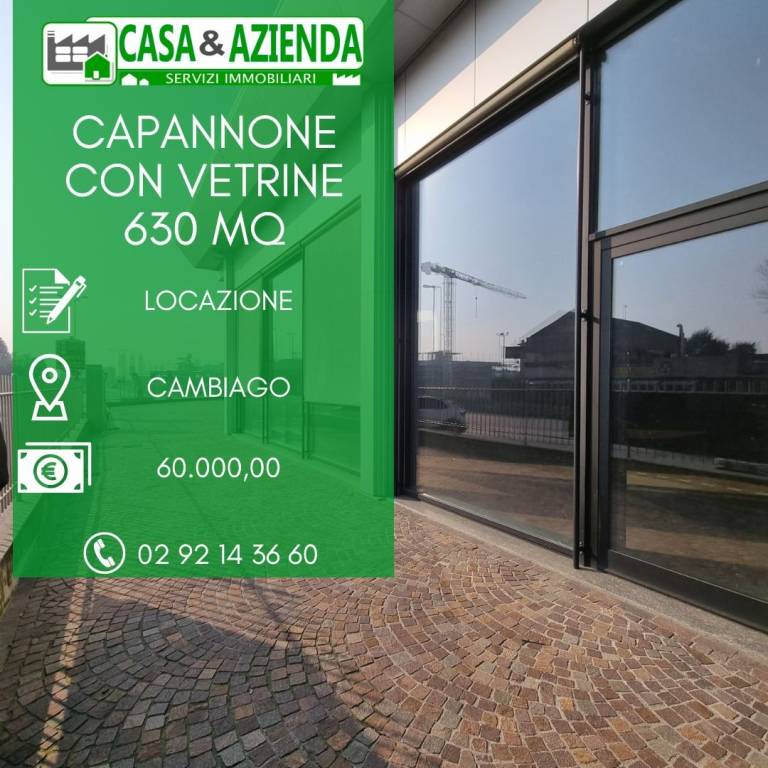 Capannone in affitto a Cambiago, 2 locali, prezzo € 5.000 | PortaleAgenzieImmobiliari.it