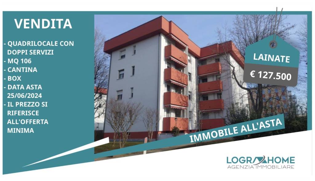 Appartamento in vendita a Lainate, 4 locali, prezzo € 127.500 | PortaleAgenzieImmobiliari.it