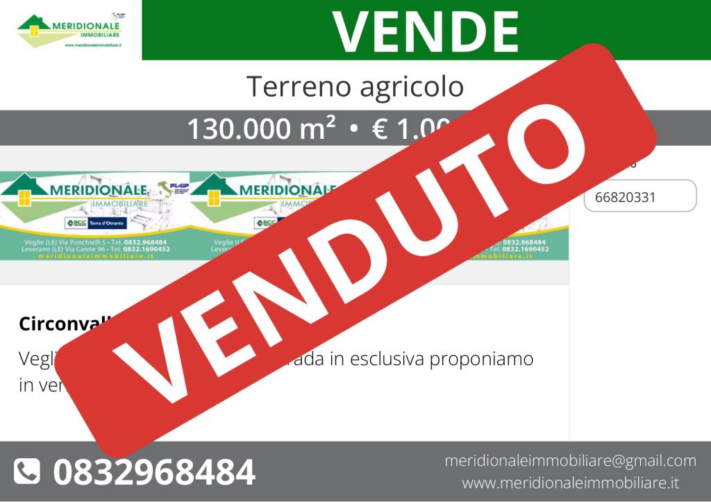 Terreno Agricolo in vendita a Veglie, 9999 locali, Trattative riservate | PortaleAgenzieImmobiliari.it