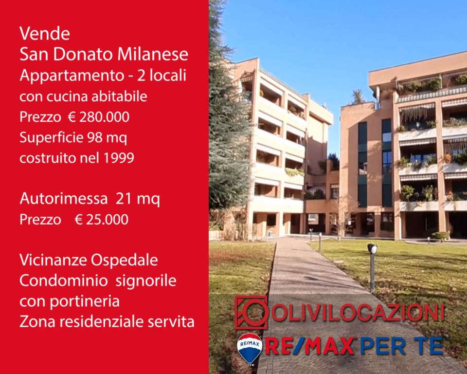 Appartamento in vendita a San Donato Milanese, 2 locali, prezzo € 280.000 | PortaleAgenzieImmobiliari.it