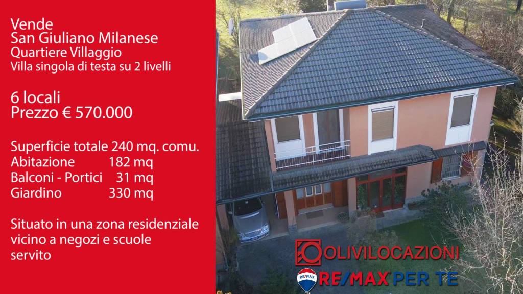 Villa in vendita a San Giuliano Milanese, 7 locali, prezzo € 570.000 | PortaleAgenzieImmobiliari.it