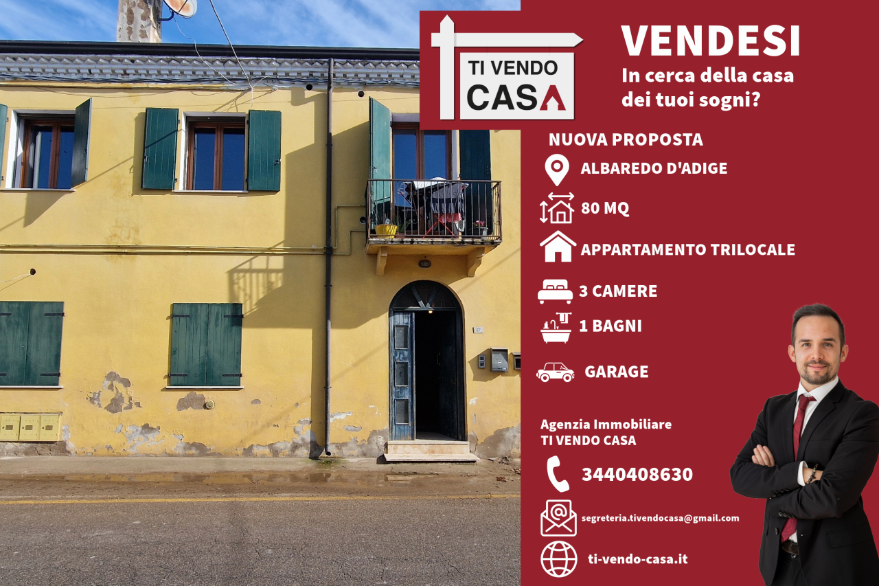 Appartamento in vendita a Albaredo d'Adige, 4 locali, prezzo € 85.000 | PortaleAgenzieImmobiliari.it