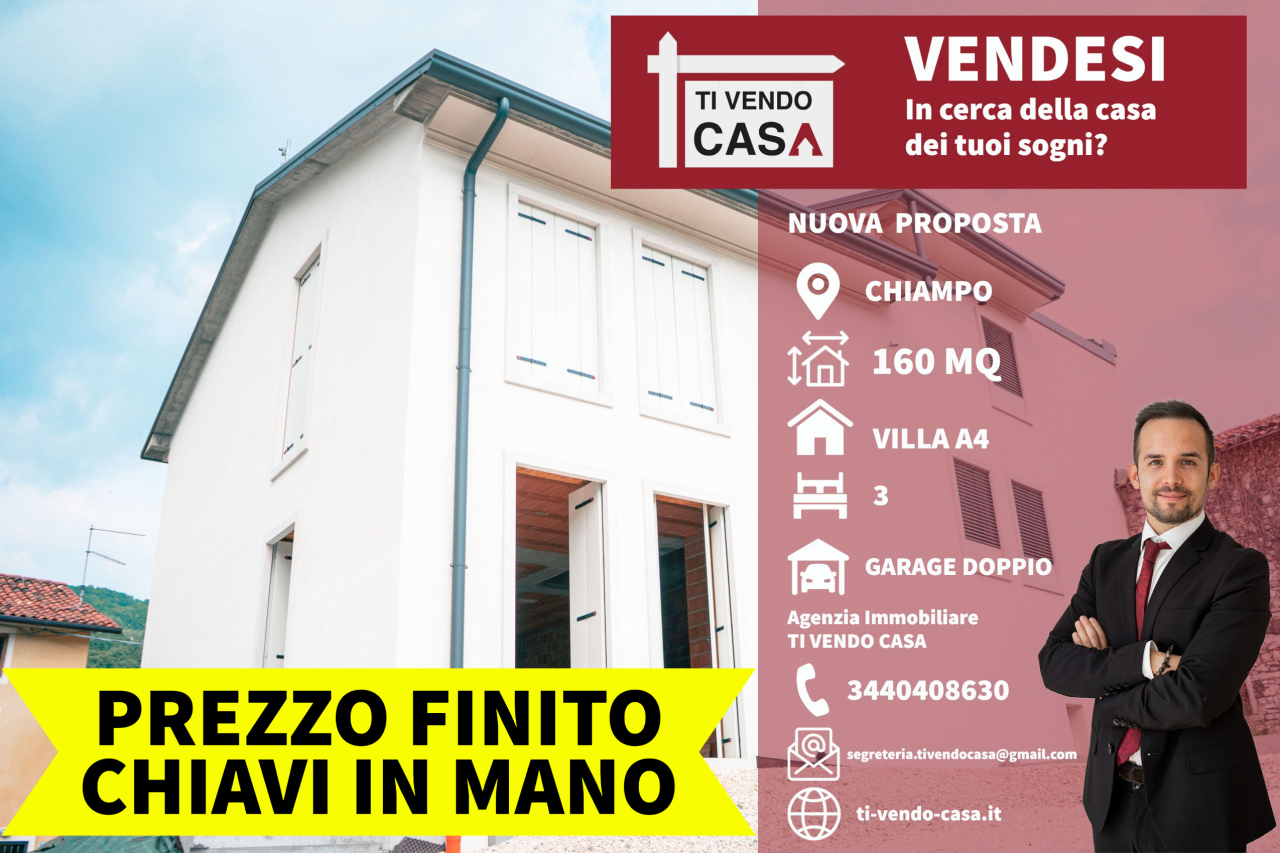 Villa a Schiera in vendita a Chiampo, 7 locali, prezzo € 350.000 | PortaleAgenzieImmobiliari.it