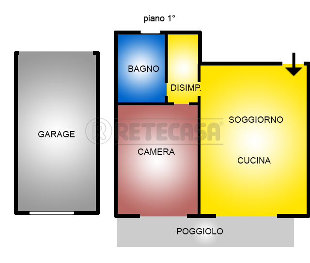 Appartamento in vendita a Loreggia, 1 locali, prezzo € 150.000 | PortaleAgenzieImmobiliari.it