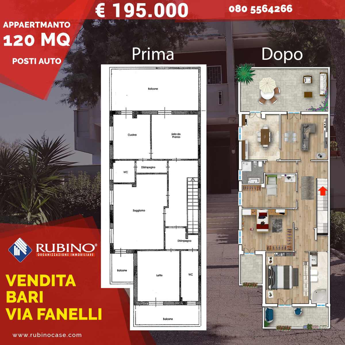 Appartamento in vendita a Bari, 4 locali, prezzo € 195.000 | PortaleAgenzieImmobiliari.it