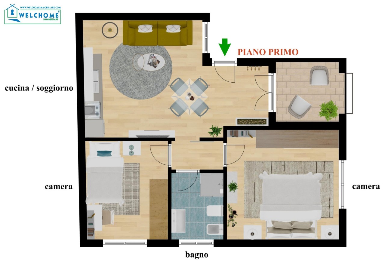 Appartamento in vendita a Quartu Sant'Elena, 3 locali, prezzo € 145.000 | PortaleAgenzieImmobiliari.it